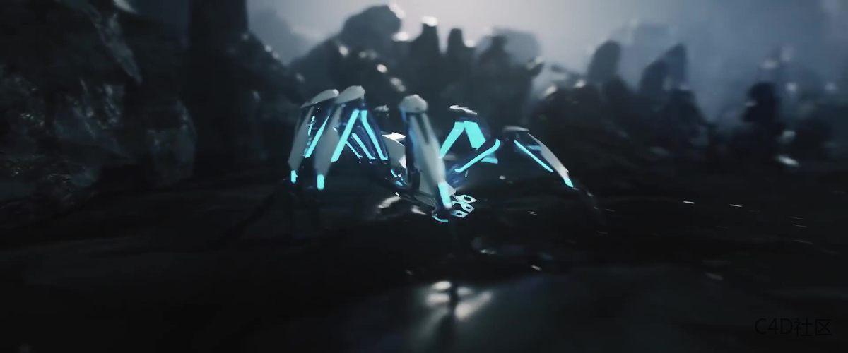 医疗广告 蜘蛛技术的视觉动效展示