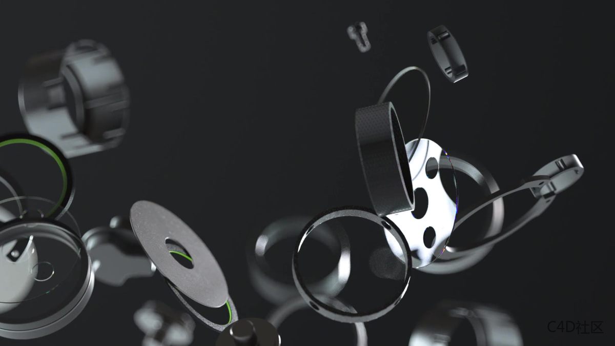 C4D运动图形动画视频