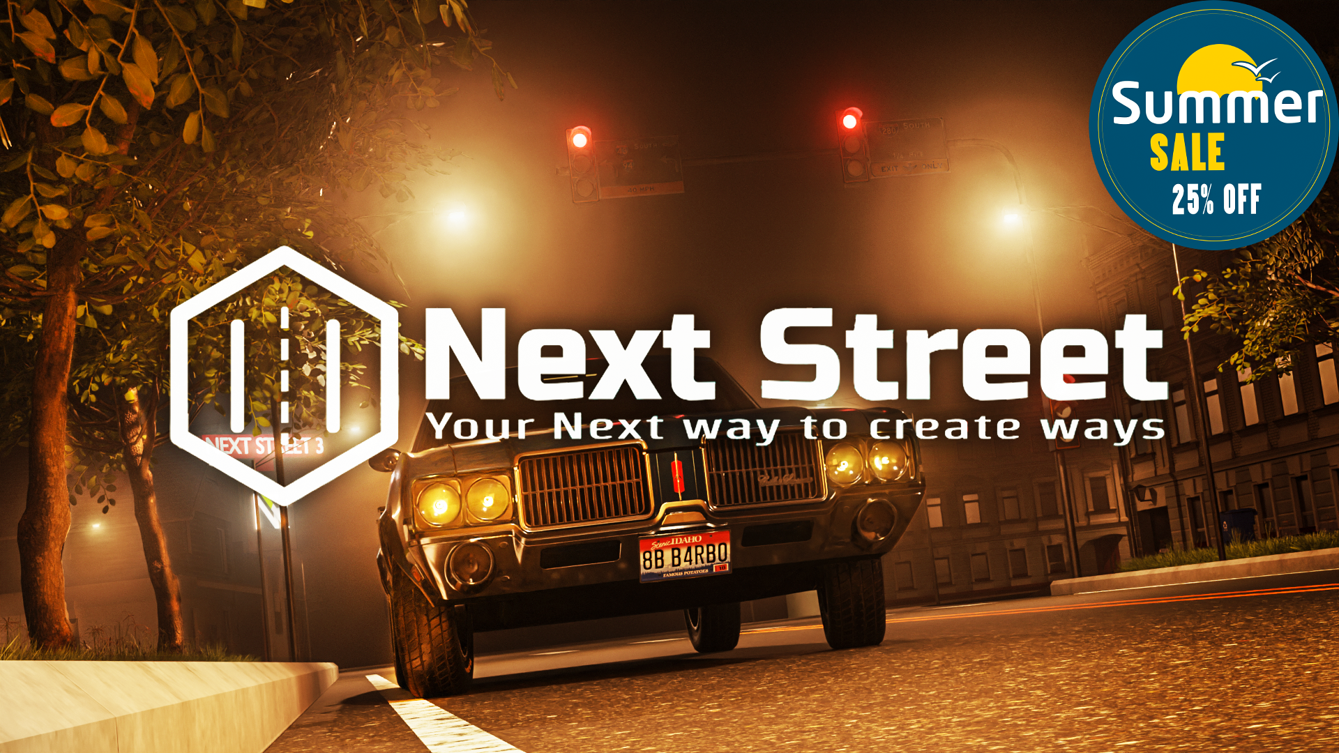 Next Street v3.3.7c Fro Blender 城市环境街道生成插件