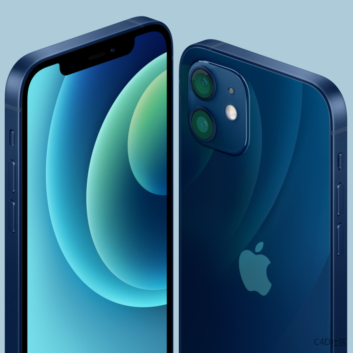 iPhone 12官方产品渲染静帧-每一张都是精品