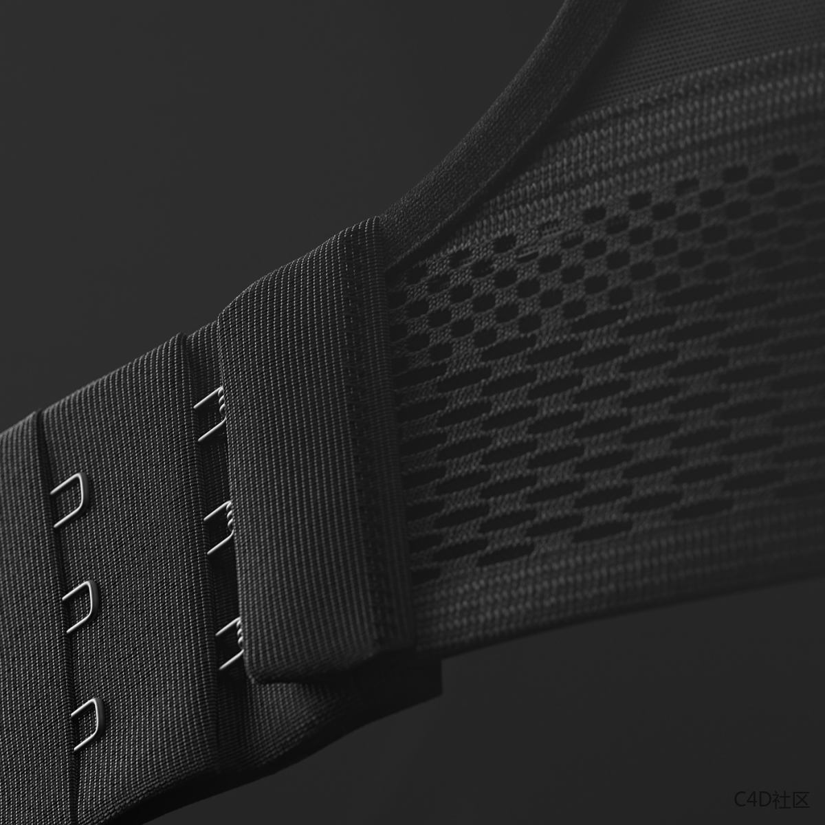 耐克UltraBreathe运动文胸的超高分辨率资源创造-3D动态作品