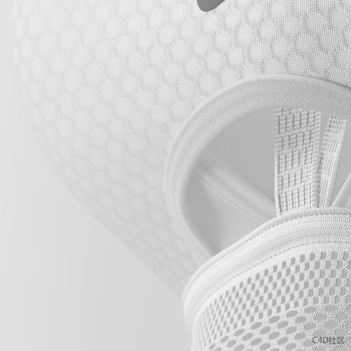 耐克UltraBreathe运动文胸的超高分辨率资源创造-3D动态作品