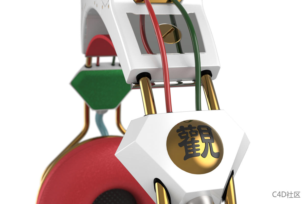 纪念动漫电影《攻壳机动队2：无知》而设计的耳机-工业设计-Jeff Shen