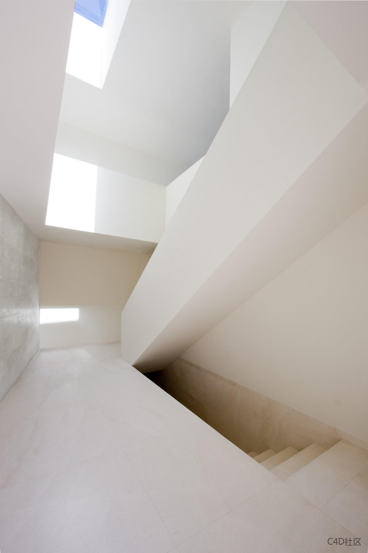 城堡俯瞰山腰上的房子-behance-Fran Silvestre Arquitectos