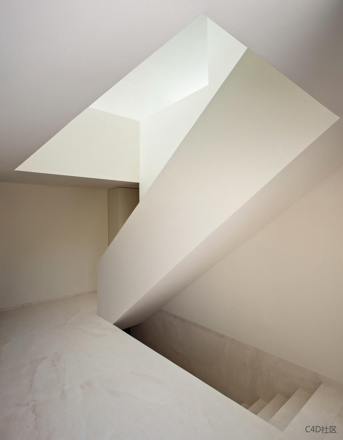 城堡俯瞰山腰上的房子-behance-Fran Silvestre Arquitectos