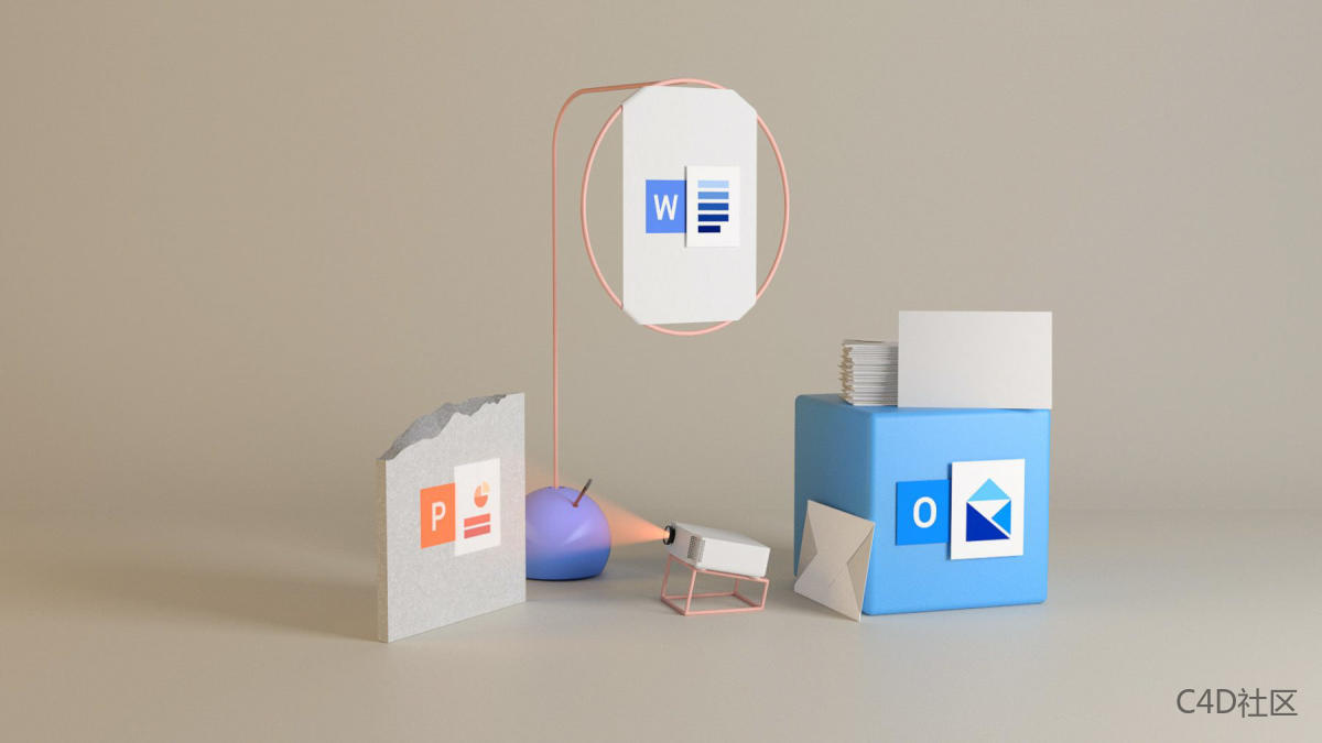 Microsoft Office 365-Behance-Joey Recoskie 