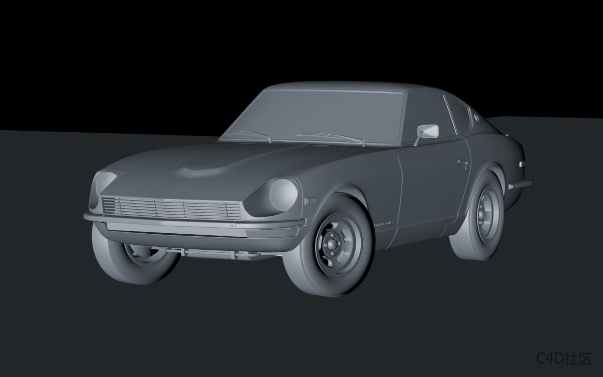 C4D做旧大哥大汽车图赏-Sesshu Abe