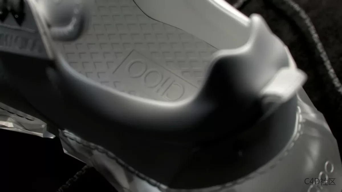 一部关于奢侈品牌发布的第一款运动鞋C4D动画