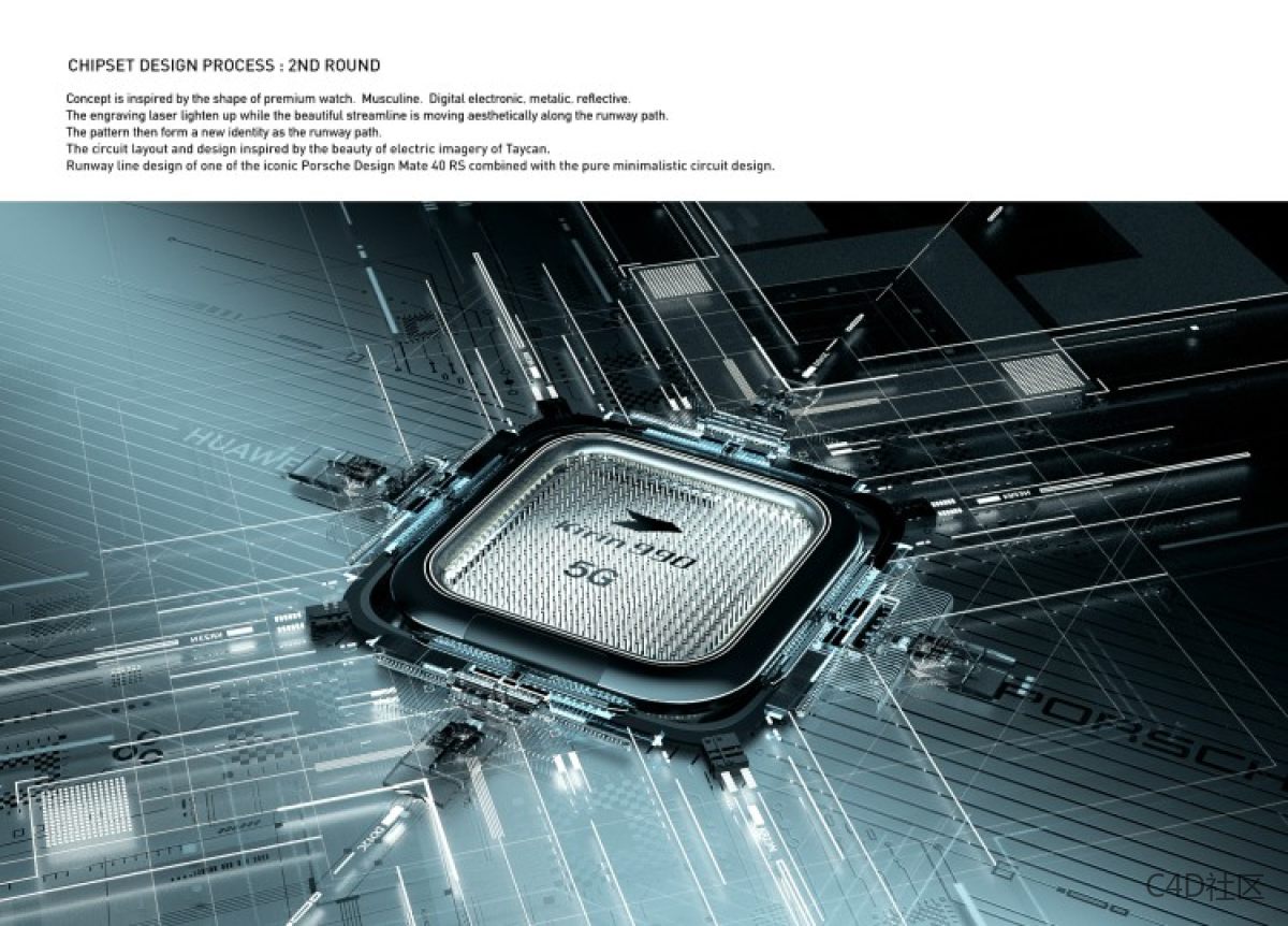 华为MATE 40 Pro 保时捷款概念设计动画