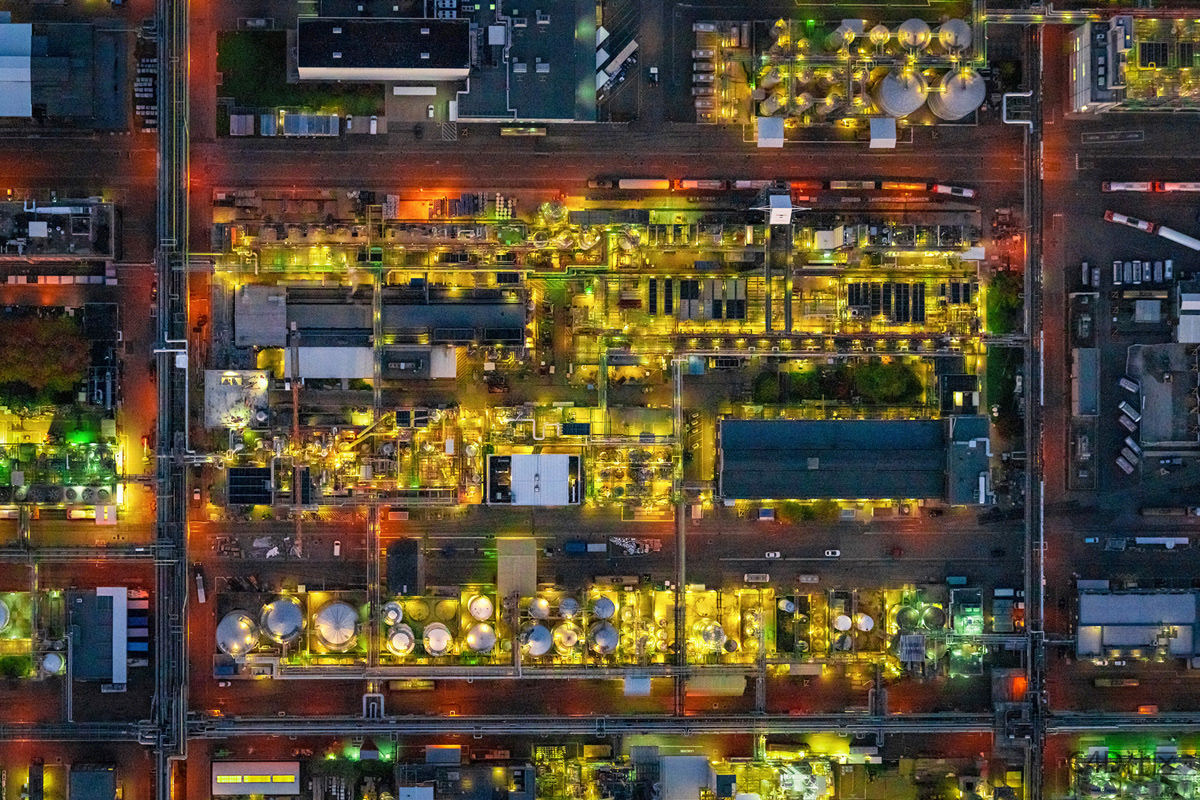 化学区域航空照