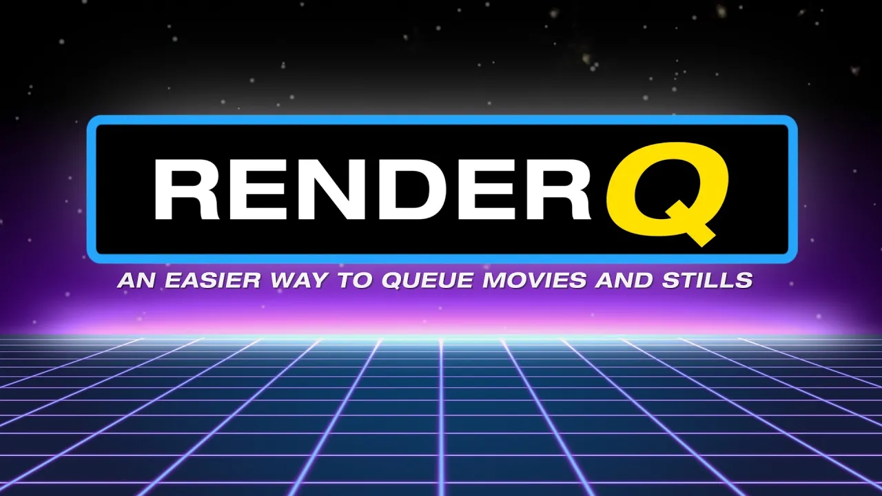 RenderQ 1.0 for After Effects 批量渲染列队脚本