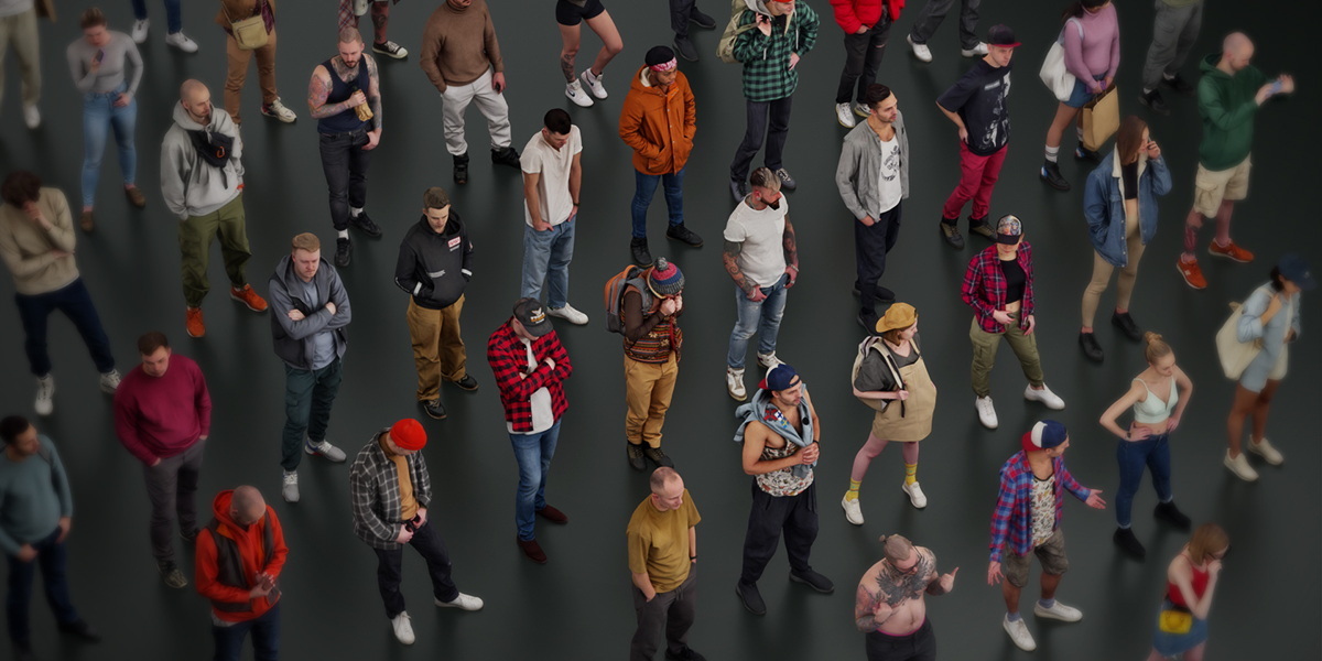 340个人物模型-blender Kanistra People