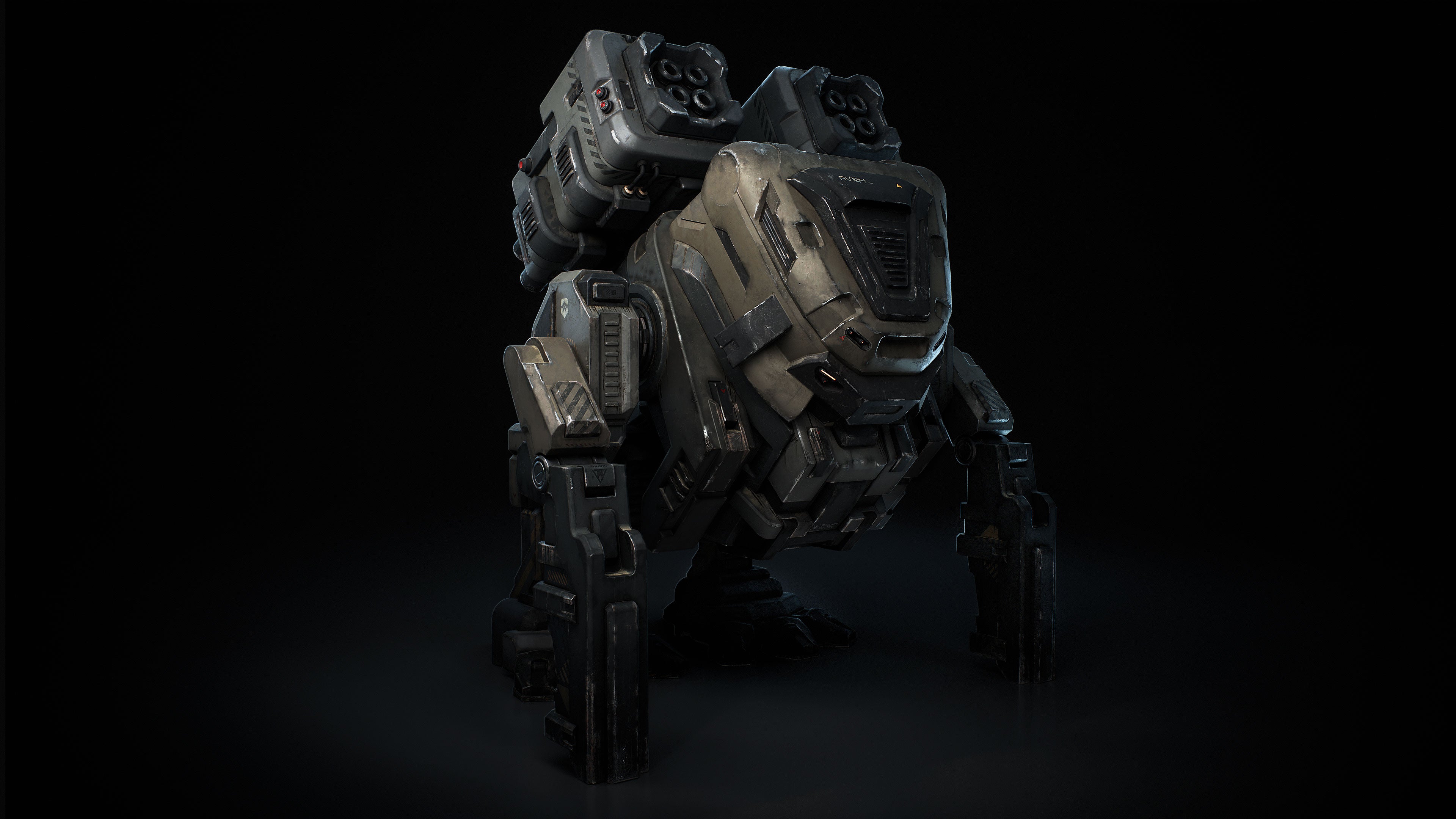 科幻战争机甲飞船 blender模型 Mech Wars