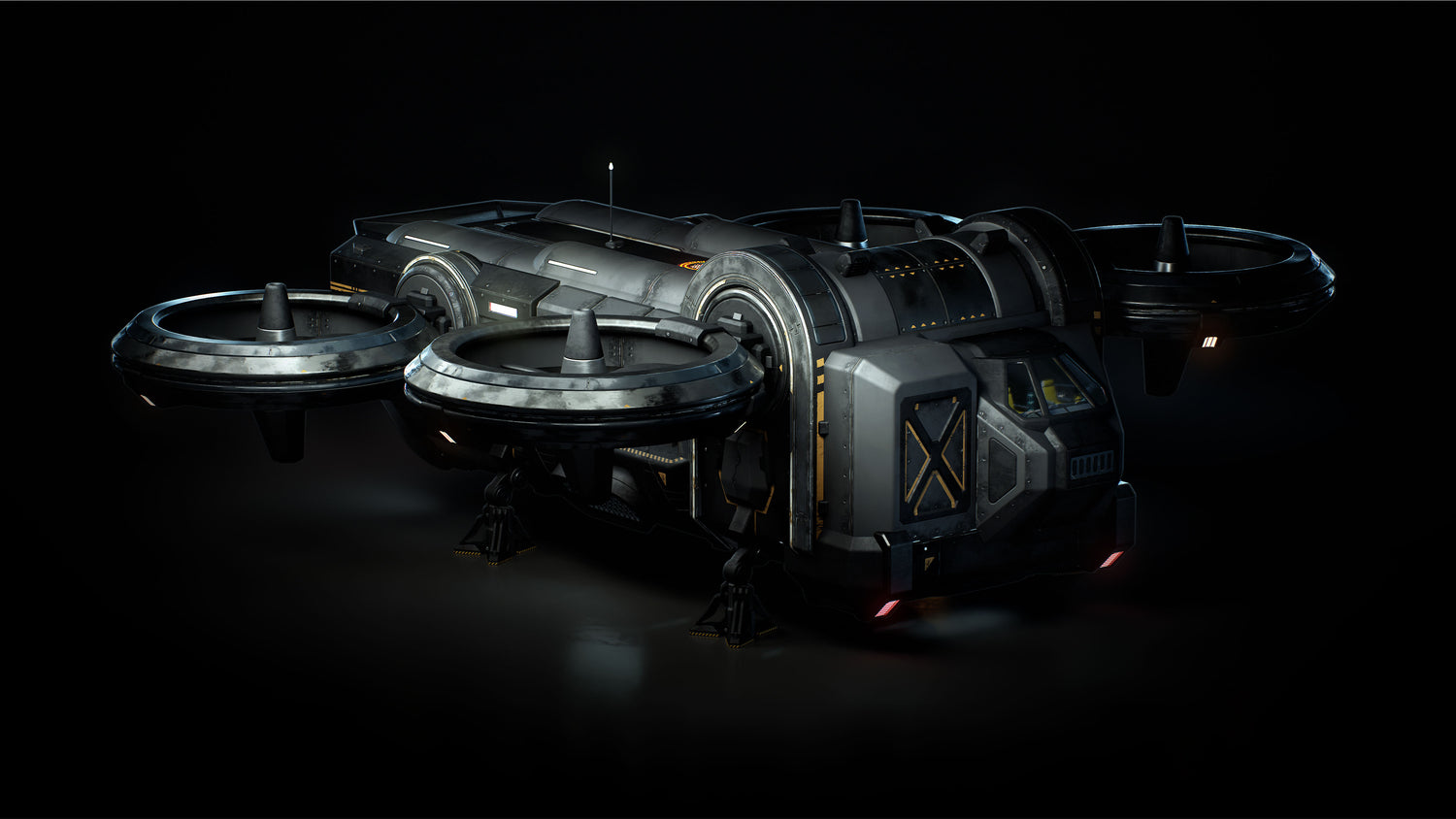 科幻战争机甲飞船 blender模型 Mech Wars