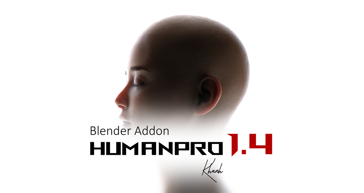 Human Pro 1.4 fro Blender 真实面部表情绑定插件