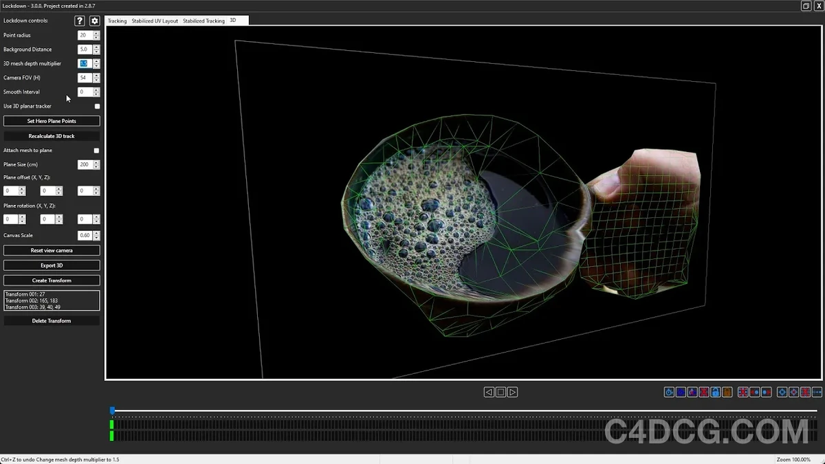 Lockdown 3.1.3 Fro After Effects 物体表面跟踪特效合成插件
