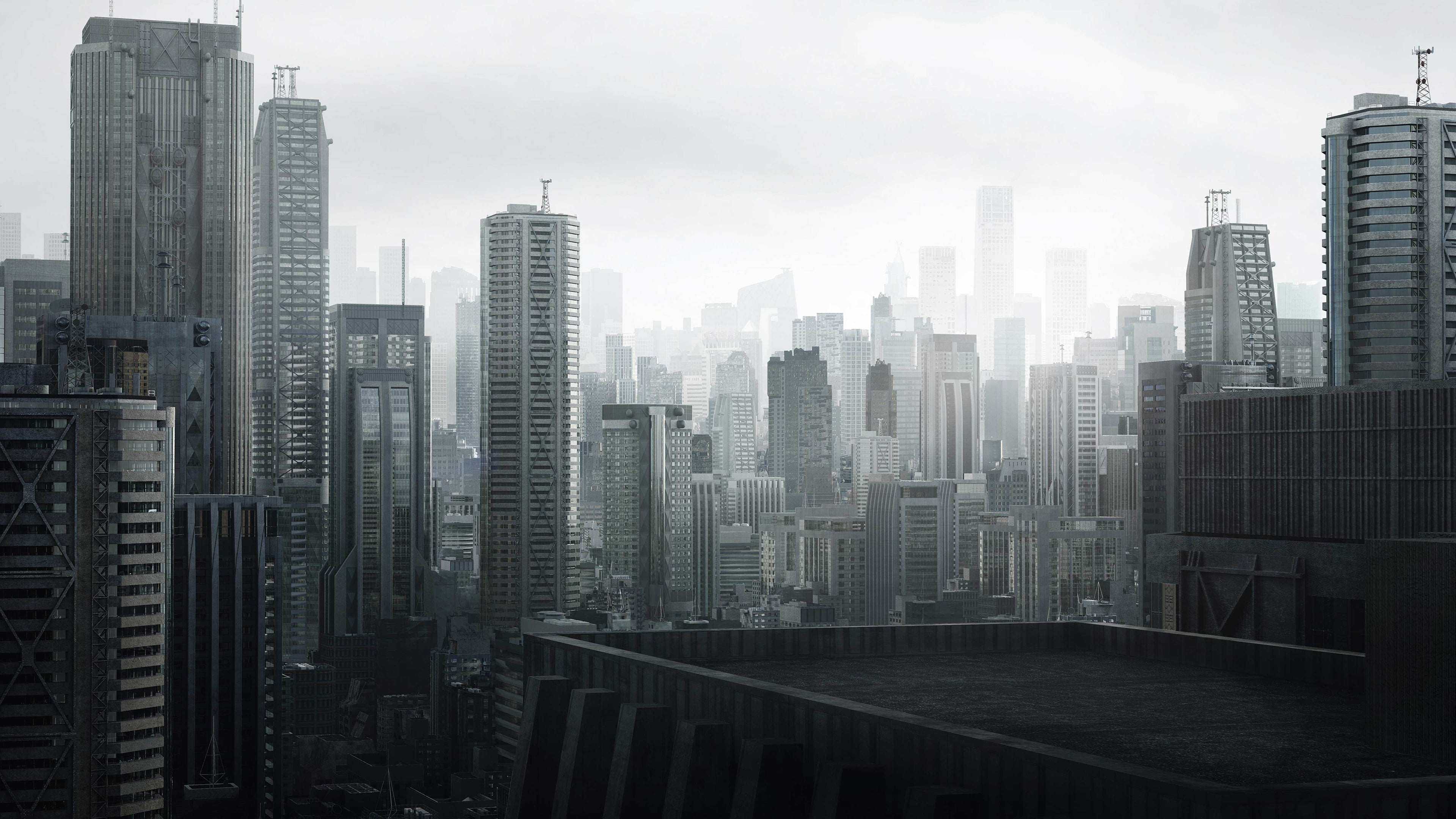 日本未来城市楼房建筑 blender模型 Neo Tokyo