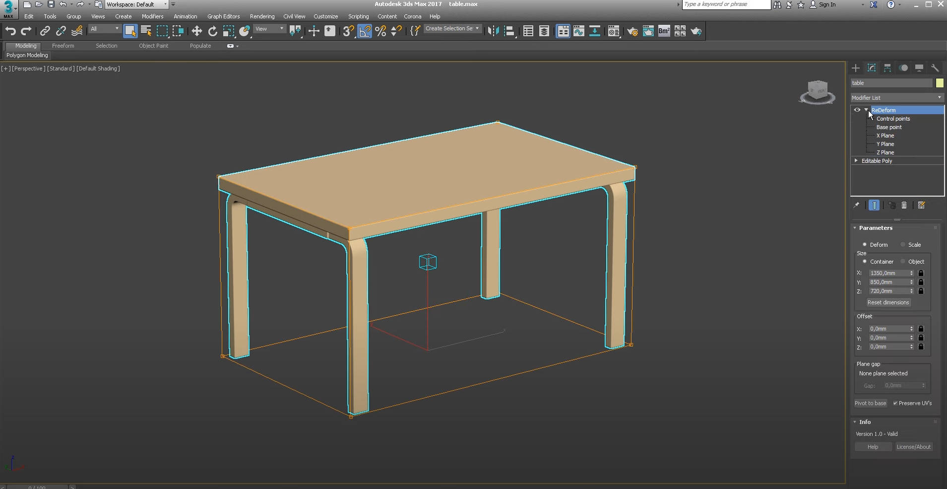 ReDeform 1.0.3.0 Fro 3ds Max 自由缩放整体变形插件