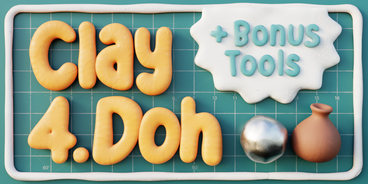 Clay Doh 4 Beta 06 for blender 粘土工具着色器