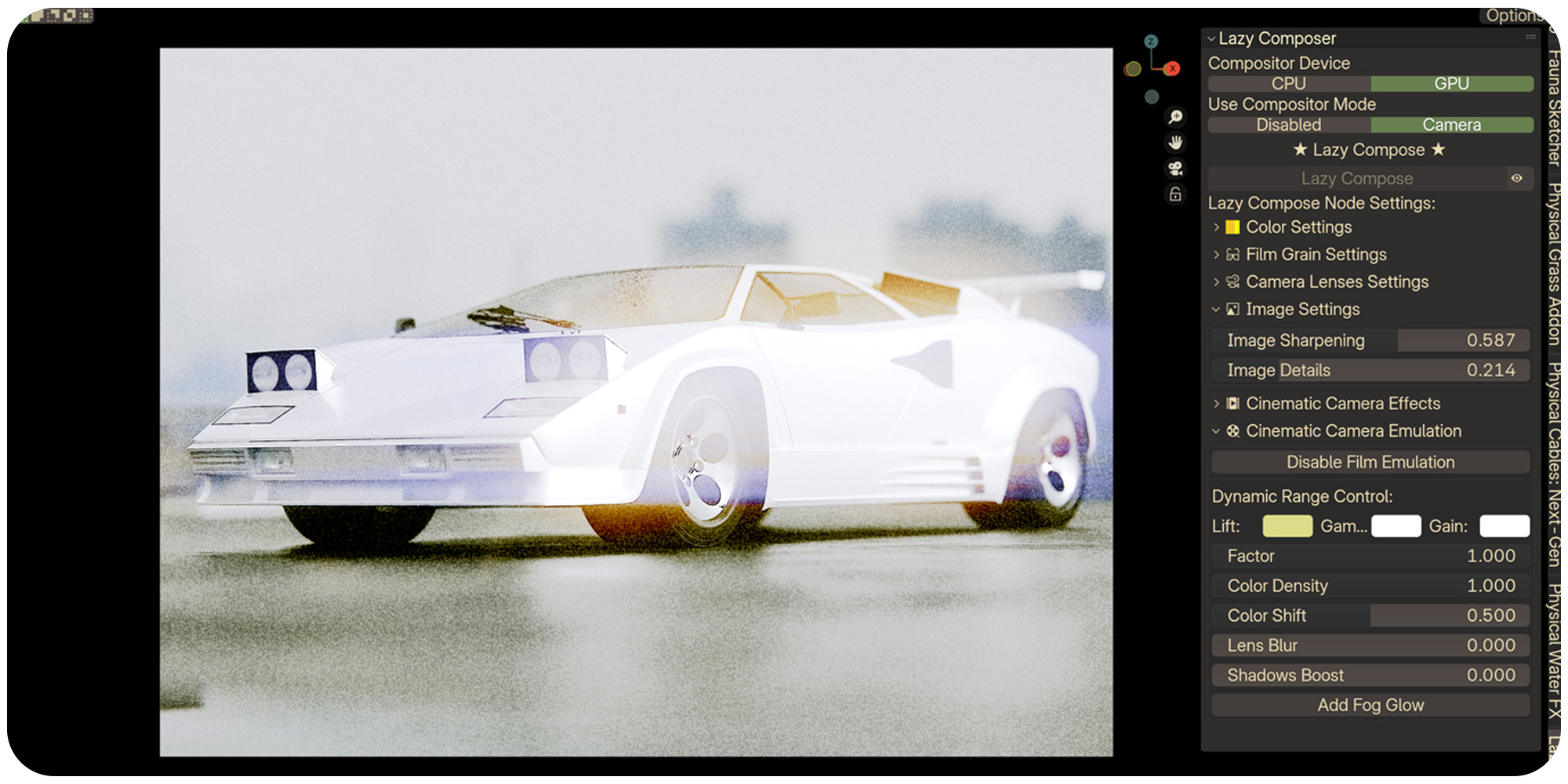 Lazy Composer V1.0 fro Blender 高级后期合成插件