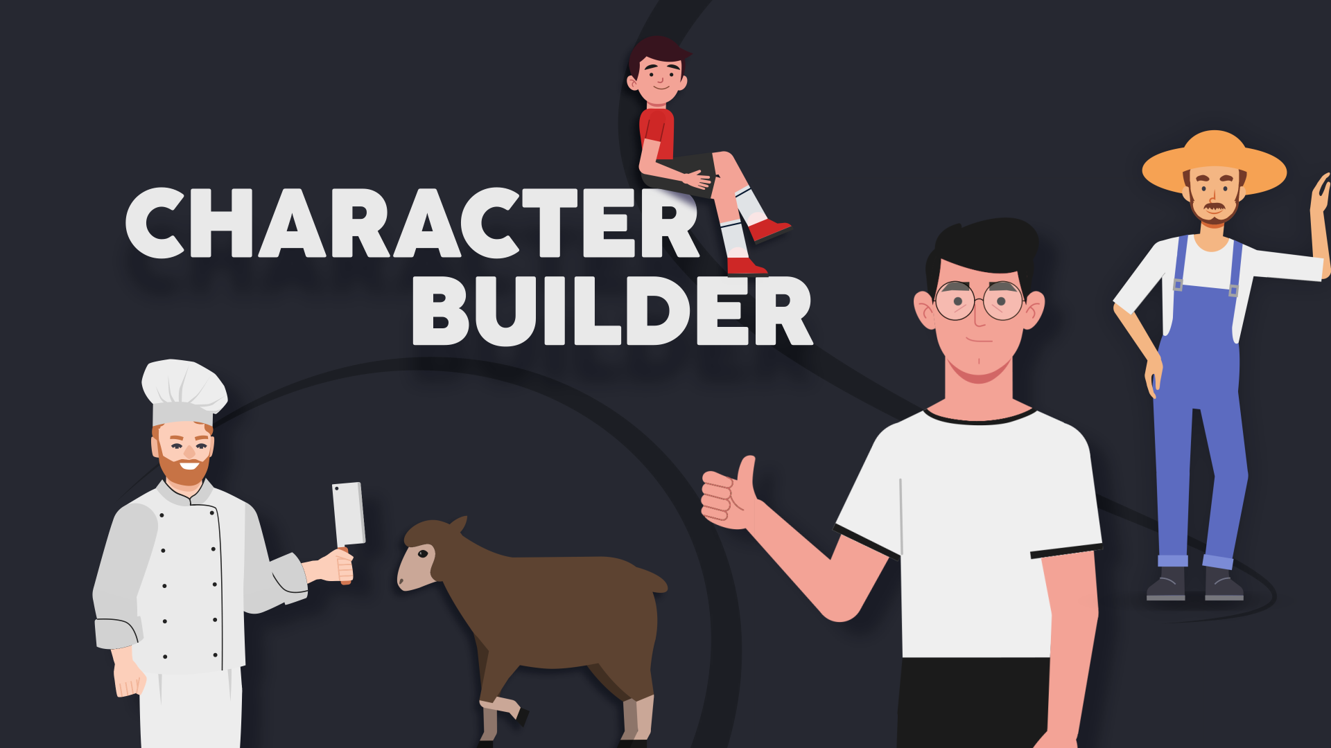 Character Builder V1.2.5 二维卡通人物角色绑定动画生成器