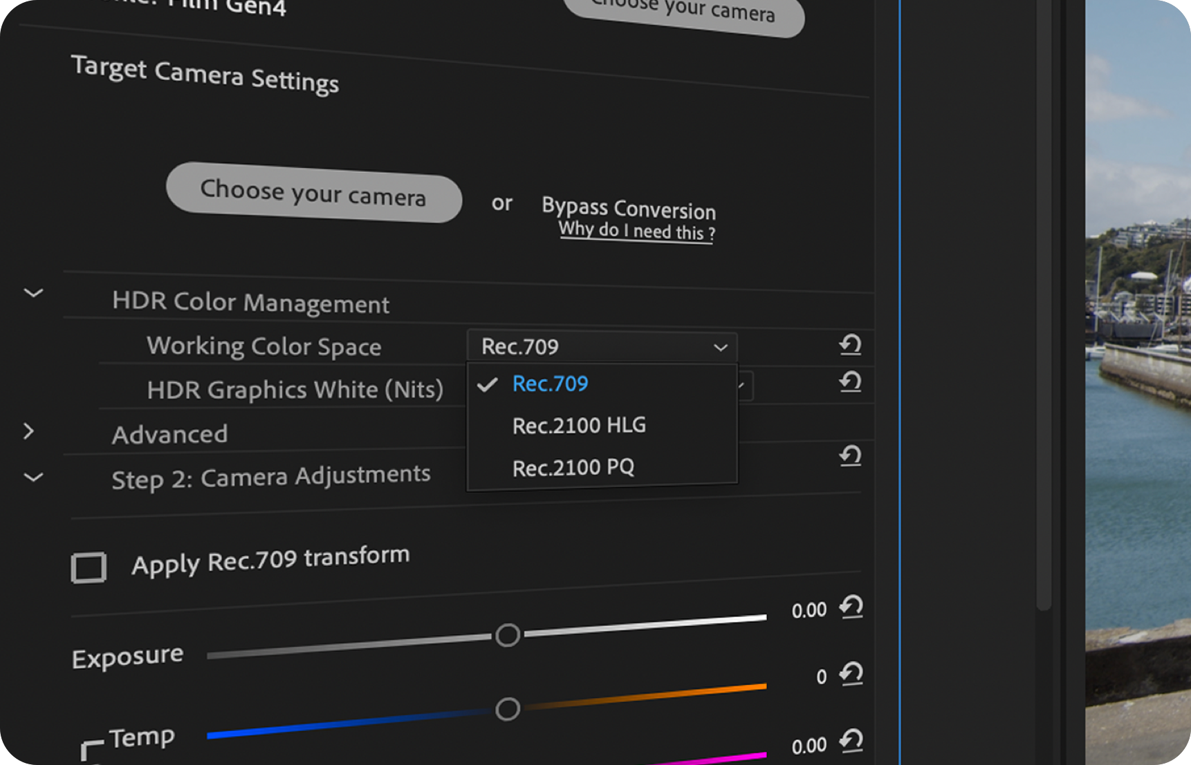 CineMatch 1.41 fro Premiere 摄像机色彩空间匹配调色插件