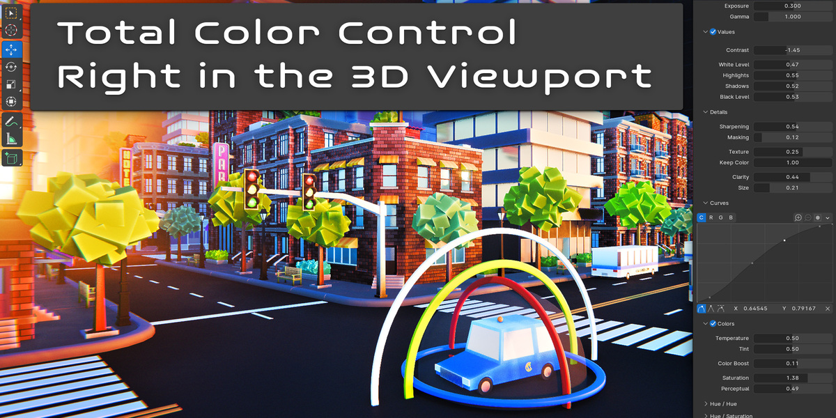 Render Raw V1.1.3 fro Blender真实色彩渲染插件