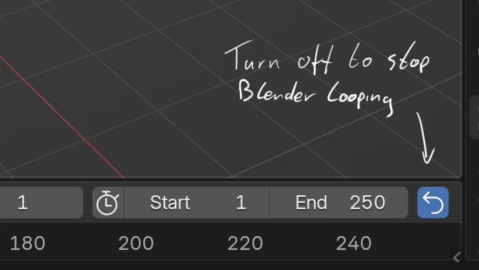 add on unlooped v1.0.1 for blender 禁用循环播放动画插件