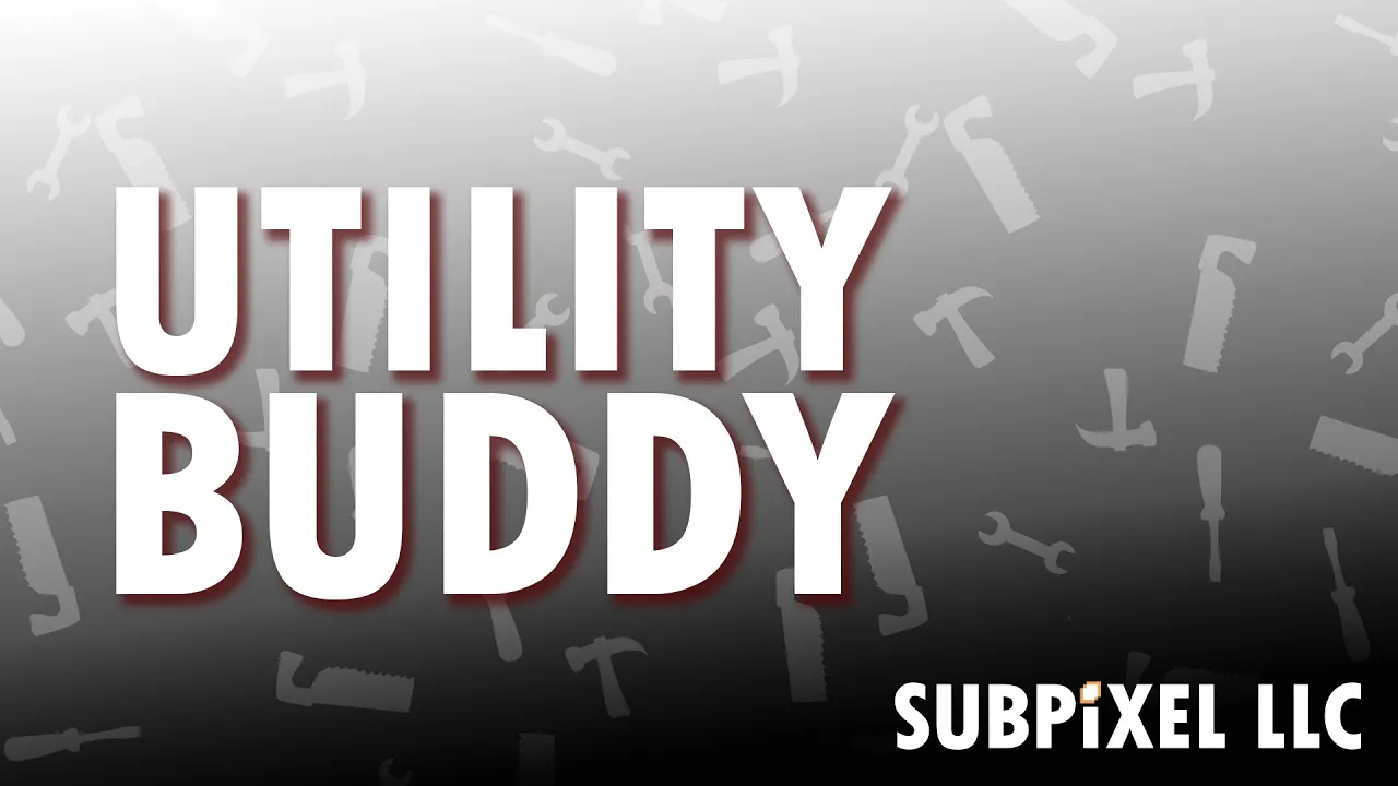 Utility Buddy V1.1 fro After Effects 字体表达式颜色修改脚本