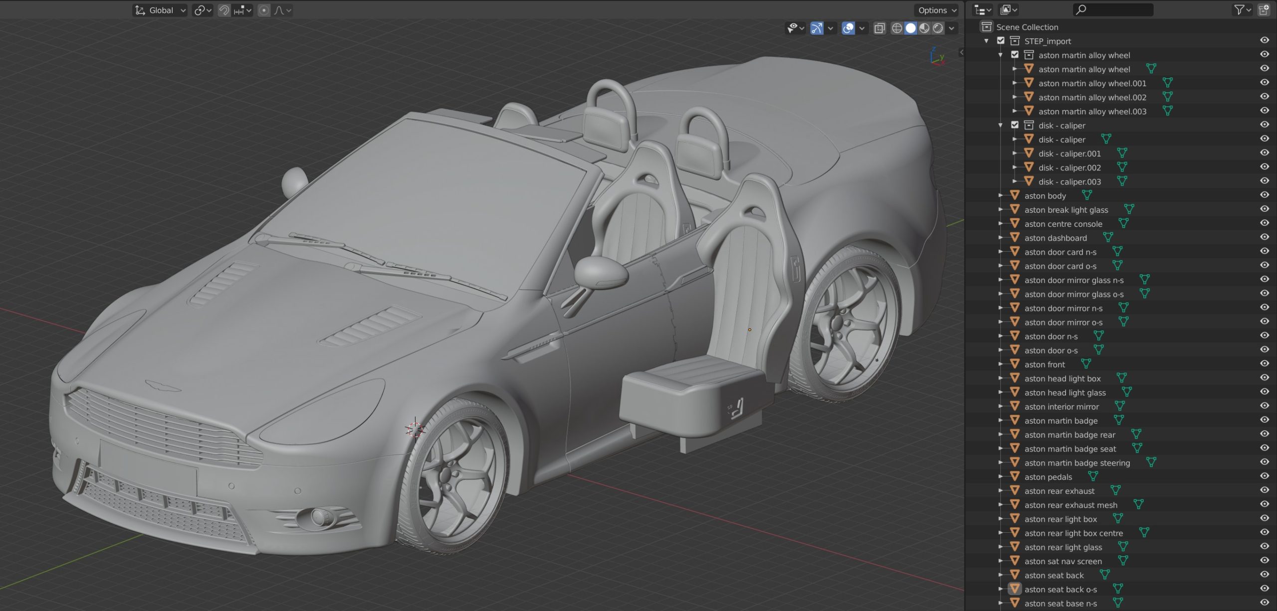 STEPper V1.1.8 fro Blender 导入STEP文件插件