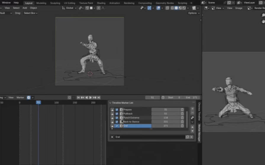 Marker Manager V1.0.0 fro Blender时间轴标记管理插件