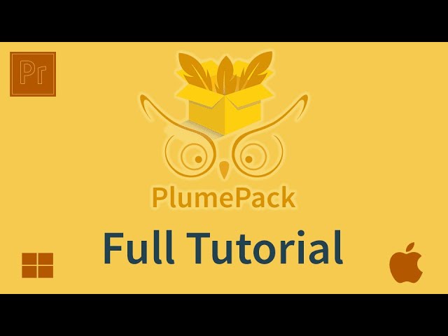 PlumePack V2.0.4 for Premiere Pro 工程整理打包插件