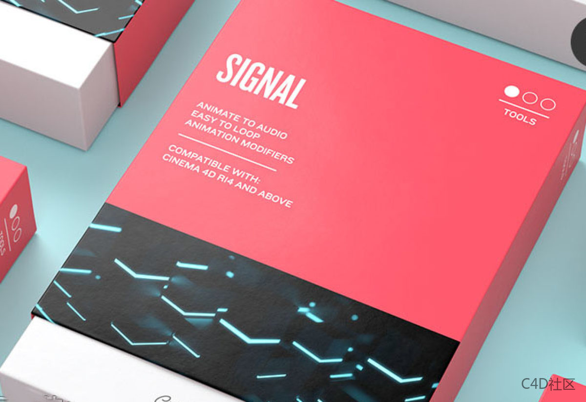 GSG Signal v1.522 Fro Cinema 4D 灰猩猩C4D循环动画制作插件