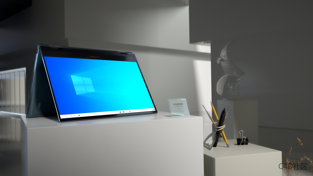 3D动画设计欣赏：华硕 Flipbook 13宣传视频