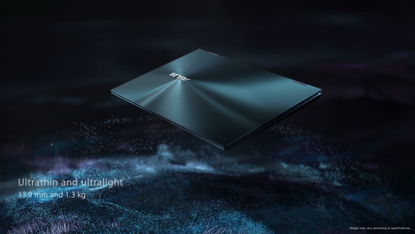 3D动画设计欣赏：华硕 Flipbook 13宣传视频