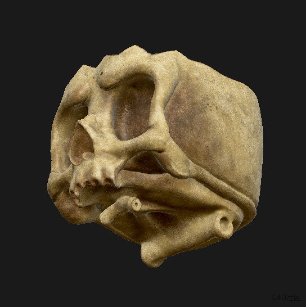 创意性快乐的小角色