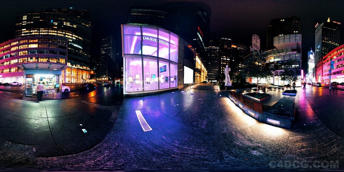 曼哈顿之夜夜景HDR贴图