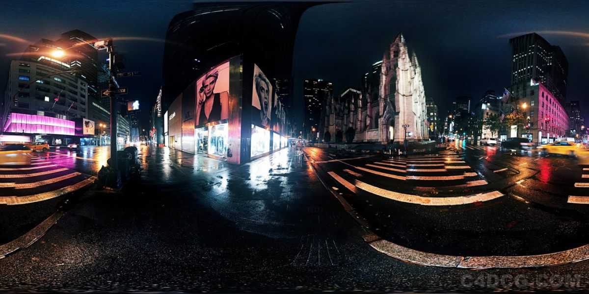 曼哈顿之夜夜景HDR贴图