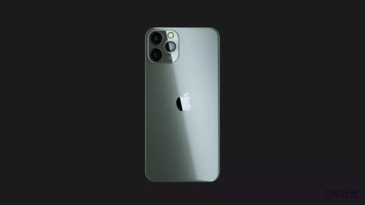 iPhone 11 Pro手机高精模型(威猫设计)