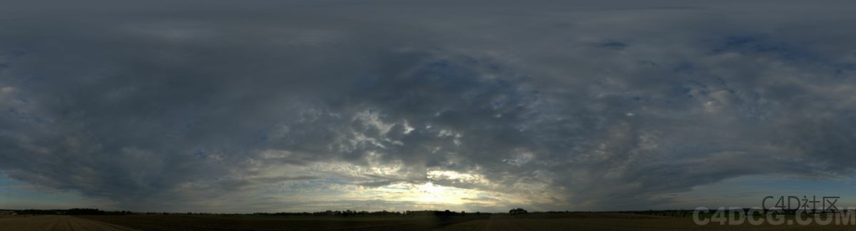 24K全景天空(4)晚霞-HDRI天空贴图