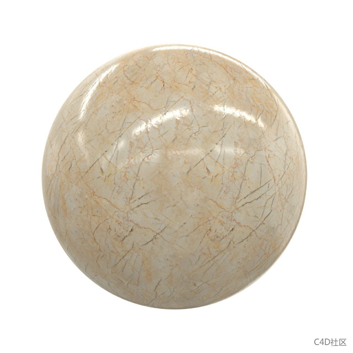 橙色满是划痕的大理石