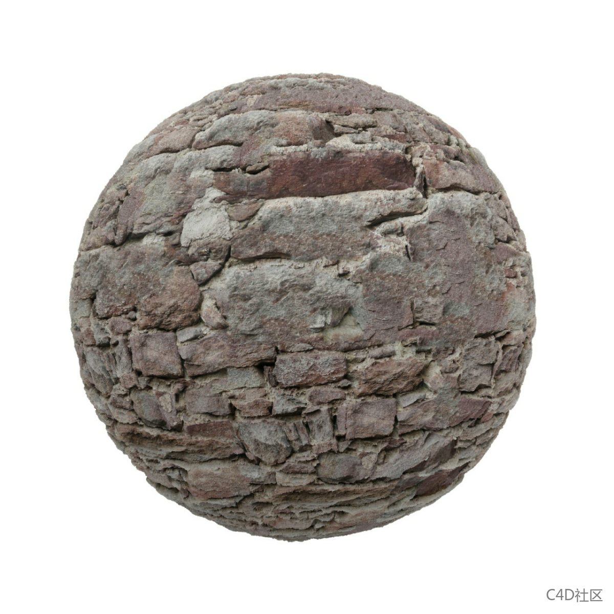 粗糙的砖块墙壁