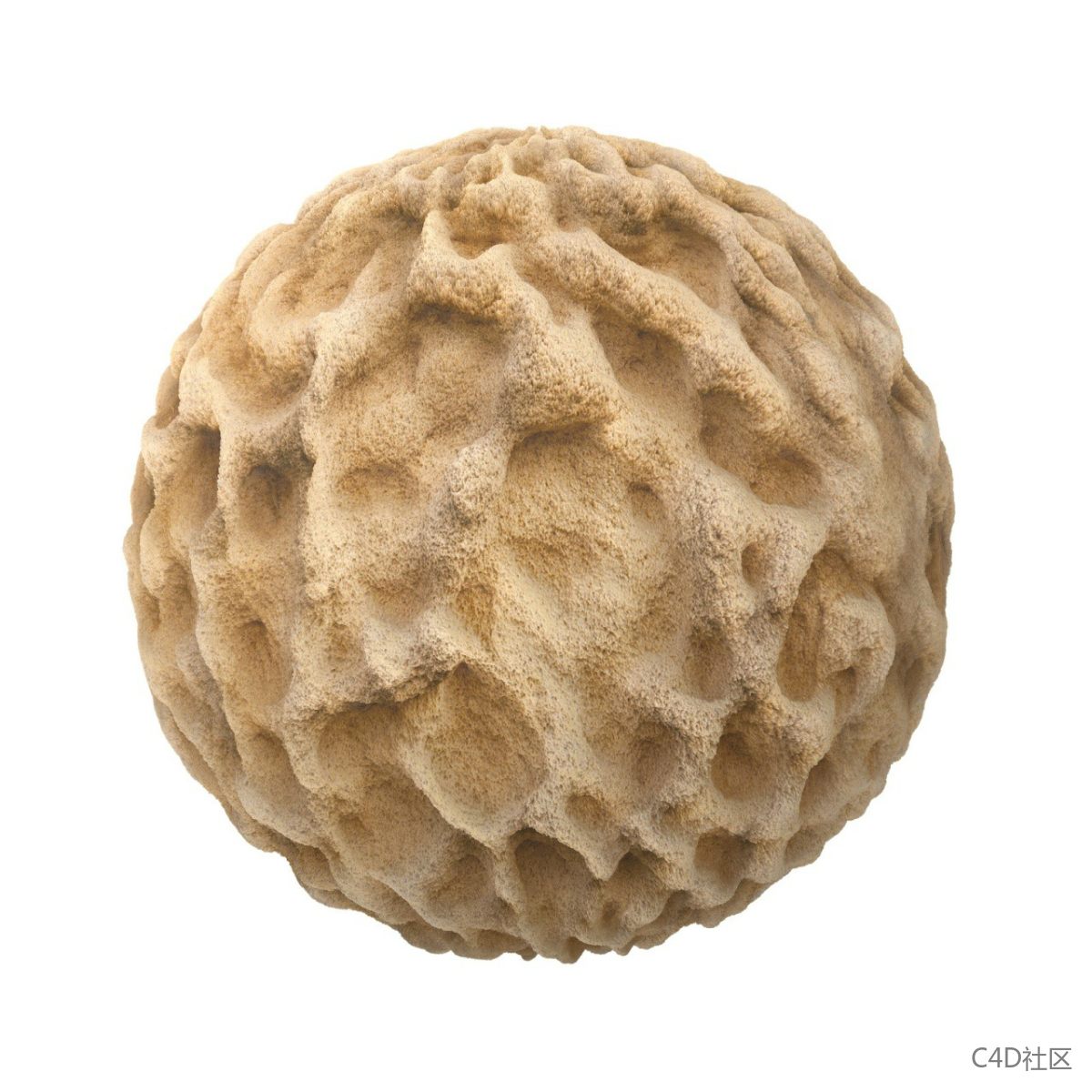 ​黄色粗砂岩石