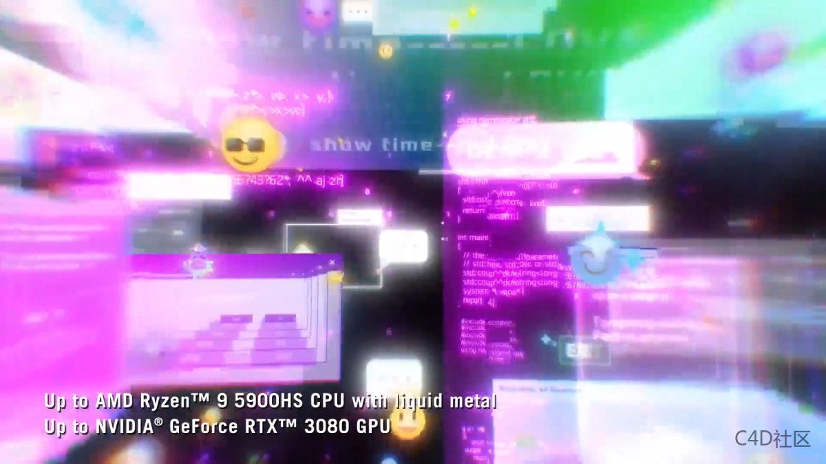 华硕ROG笔记本产品动画-ROG Zephyus G15