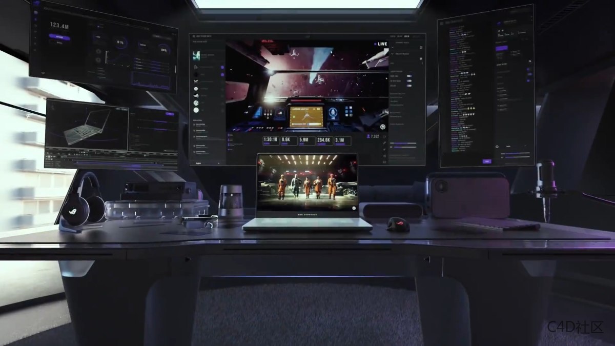 华硕ROG笔记本产品动画-ROG Zephyus G15