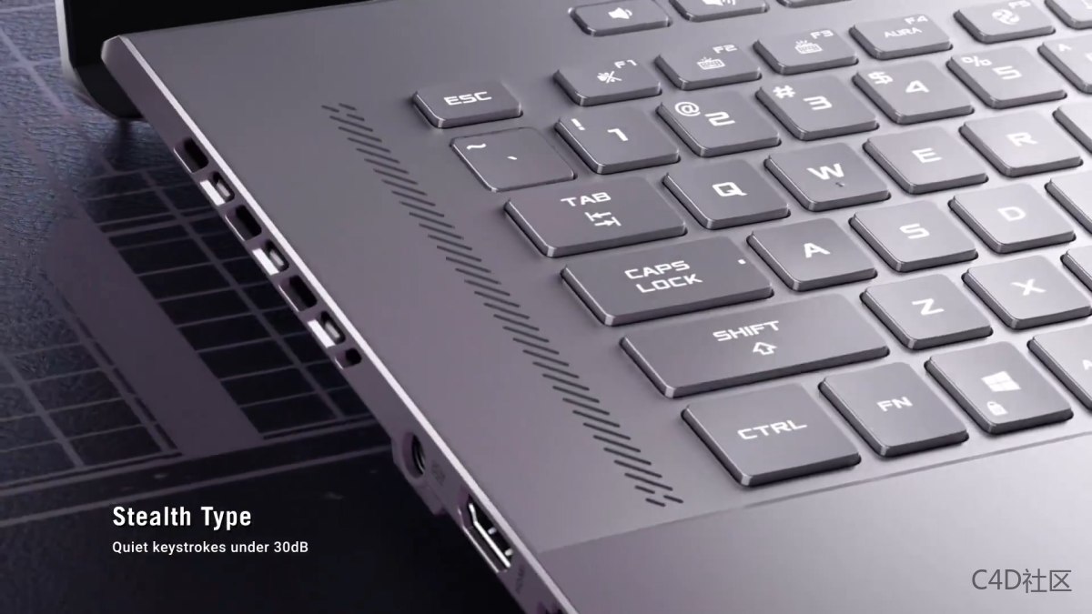 华硕ROG笔记本产品动画-ROG Zephyus G15