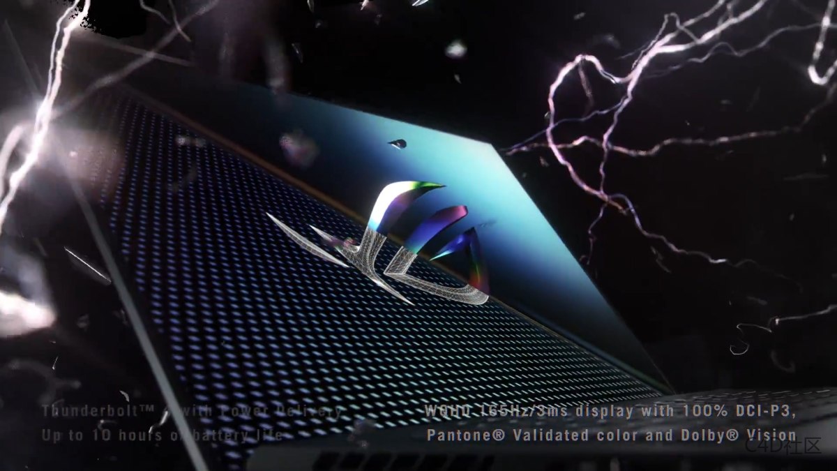 华硕ROG笔记本产品动画- ROG ZEPHYRUS M16
