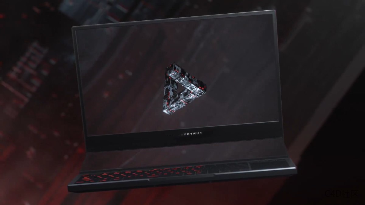 华硕笔记本产品特效动画-ROG ZEPHYRUS系列笔记本