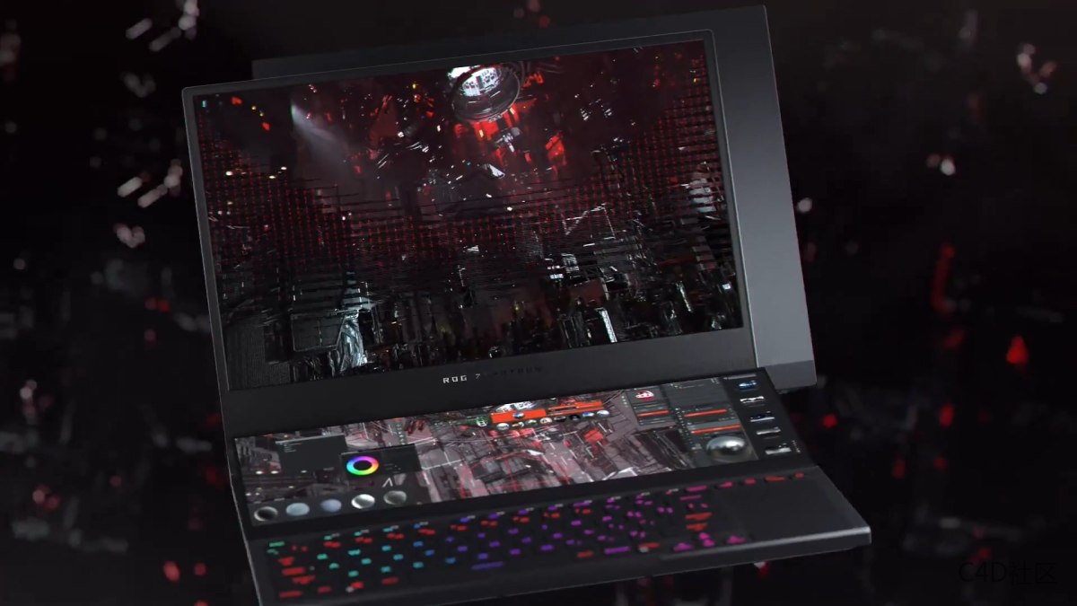 华硕笔记本产品特效动画-ROG ZEPHYRUS系列笔记本