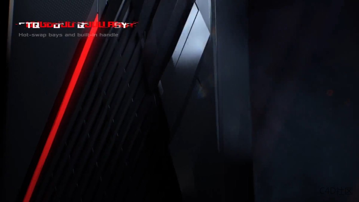 华硕ROG STRIX CR35电脑机箱动画- 大师级的操作太强了